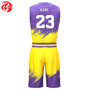 Service OEM de coupe automatisée uniforme de vêtements de sport sans manches uniforme de basket-ball de haute qualité - Product Image 3