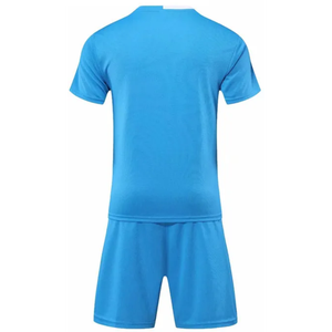 ชุดเครื่องแบบฟุตบอล Unisex สำหรับผู้ใหญ่ชุดเสื้อแขนสั้นแบบยืดแห้งเร็วทำจากโพลีเอสเตอร์100% - Product Image 3