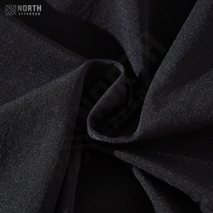 Shorts de bain décontractés pour hommes, tendance, vente en gros, service OEM, fabrication sur mesure, polyester/coton noir uni, cordon de serrage, design tendance - Product Image 6