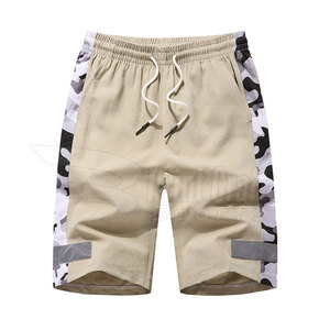 Pantalones Cortos Personalizados para Hombre, Estilo Urbano, Color Sólido, Algodón/Poliéster, Lona Transpirable, Directamente de Pakistán - Product Image 1