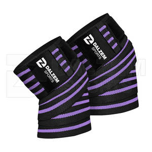 OEM Adjustable Durable Knee Protective Support Wraps <b>Bandage</b> High Quality Multi-Colors Weightlifting Sports Customized Good - Product Image 1