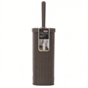 ELEGANCE Portaescobillas de Baño Independiente Color Gris Paloma 30702 Stefanplast, 11.5x11.5x40cm - Product Image 2