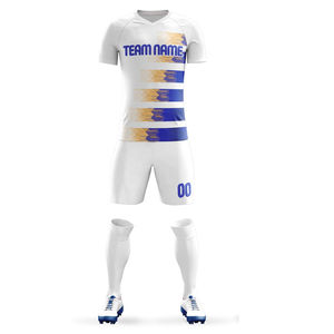 Conjuntos de camiseta de fútbol Sublimación Ropa de fútbol para hombres Camiseta de fútbol Club de entrenamiento Secado rápido Original Ropa de fútbol azul Fútbol - Product Image 1