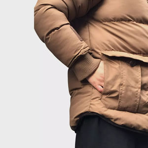 Chaqueta acolchada gruesa con estilo para hombre, longitud Regular, moda personalizada, cuello levantado, Burbuja, moda de invierno, calle alta, lona de secado rápido - Product Image 4