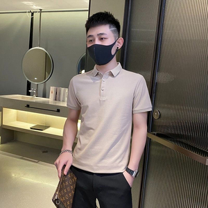 เสื้อเชิ้ตผู้ชายแบบสั้น ปักลายทอแน่น ดูดซับความชื้นได้ดี - Product Image 4