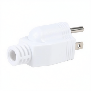 White Universal AC Travel <b>Adapter</b> Male to <b>US</b> <b>Plug</b> for On-the-Go Use - Product Image 2