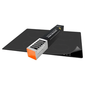 Couvre-plats extensibles en caoutchouc de silicone noir, réutilisables, compatibles lave-vaisselle, 60x52 cm, Italie, Igenio, outil de cuisine - Product Image 2