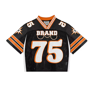 Camisetas Personalizadas de Manga Corta de Algodón y Poliéster de Corte Regular para Hombre, de Secado Rápido, para Fútbol, Baloncesto y Otros Deportes - Product Image 5