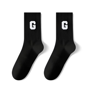 Algodón de alta calidad/fibra de bambú logotipo personalizado Impresión digital sólido Atlético Crew calcetines para hombres y mujeres - Product Image 3