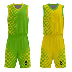 Uniforme de baloncesto, ropa de equipo, personalizado, alta calidad, impresión por sublimación, secado rápido, tela de poliéster 100% - Product Image 1