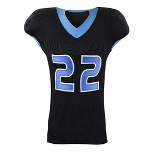 Ensembles d'uniformes de football américain personnalisés en gros, taille XL, chemises de qualité supérieure avec des patchs brodés à repasser - Product Image 4