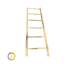 Échelle en bambou élégante Échelle en bambou durable pour la décoration Jardin Maison Stockage Fabricant en gros Exportateur - Product Image 1