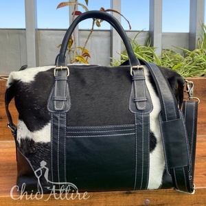 กระเป๋าหนังวัวแท้สำหรับผู้ชาย, กระเป๋าดัฟเฟิลกระเป๋าเดินทางกระเป๋ากีฬาแบบสั่งทำสำหรับใช้ในยิมกระเป๋าสำหรับทุกเพศ - Product Image 1