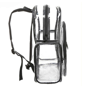 Sac à dos pour garçons en PVC transparent multi-résistant aux intempéries, tendance, imperméable, sac de rangement scolaire pour étudiants avec fermeture à glissière - Product Image 6