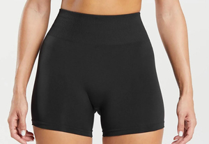 Nouveau style, service OEM, shorts pour femmes à imprimé animal, dentelle, bouton, taille élastique, spandex/polyester, installations de production en gros - Product Image 2