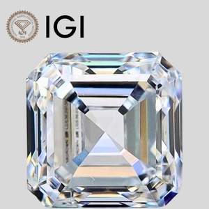 Diamante de Laboratorio Asscher de 1 Quilate, Color D, Claridad VS1, Certificado IGI, Corte Asscher, Suelto - Product Image 1
