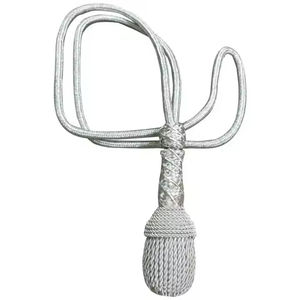 อุปกรณ์เสริมชุดเครื่องแบบสีเงินแบบใหม่พร้อมลวดถักสีทองแท่ง - Product Image 1