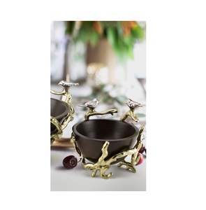 Antique Sterling Silver & Mixed Metal Fruit Bowl <b>Aesthetic</b> Movement Decorative Centrepiece Vintage Handcrafted Collectible Bowl - Product Image 2