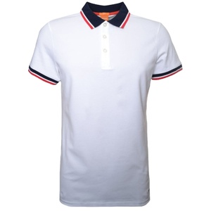 T-shirt à manches courtes pour homme 100 % coton respirant, séchage rapide, anti-plis, tricoté, pour le golf, brodé, décontracté, haut de gamme - Product Image 4