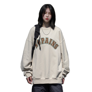เสื้อฮู้ดผ้าฝ้ายทอคุณภาพสูงสำหรับผู้หญิง แขนทรงปีกค้างคาว สไตล์ลำลองสำหรับฤดูหนาว น้ำหนักมาก  สามารถปรับแต่งโลโก้ด้านหน้าได้ - Product Image 1