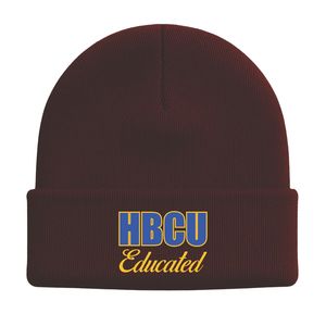 Gorro de Punto Maroon SGRho para Graduados de HBCU, Gorra Acrílica Sigma Gamma Rho con Bordado Chenille, Gorro de Hermandad Griega Divine Nine - Product Image 2