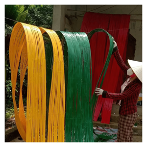 Colorful Bamboo <b>Strips</b> Dyed bamboo weaving material for handicraft décor furniture accents and displays Vietnam - Product Image 5