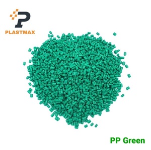วัสดุขึ้นรูปอัดเม็ด PP เกรดฉีดสีเขียวรีไซเคิลวัสดุขึ้นรูปมีลักษณะการกรองสูง - Product Image 2