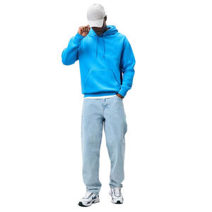 Sudadera con Capucha Personalizada para Hombre, Sudadera de Forro Polar de Color Sólido, Sudadera Informal de Invierno, Cálida, con Capucha, Estilo Urbano, Holgada, de Manga Larga con Bolsillo - Product Image 1