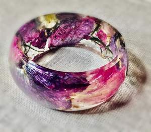 MATÉRIAUX Bijoux Résine Acrylique Bracelet Bracelet Exagéré Éblouissant Multicolore Large Irrégulier Carré Acrylique Bracelets - Product Image 3