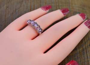 Anillos de Turmalina Rosa en Plata de Ley 925 para Mujer, Venta al por Mayor, Fabricante Indio, Regalo para Ella - Product Image 4