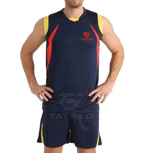 ออกแบบชุดโลโก้ของคุณเอง ชุดวอลเลย์บอลราคาส่งสำหรับผู้ชาย สินค้ามาใหม่ - Product Image 2