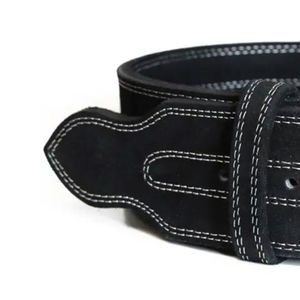 Cinturón de Soporte Lumbar de Cuero Vacuno de Alto Impacto, Unisex, Resistente, para Levantamiento de Pesas, con Soporte para la Espalda, para Todas las Tallas - Product Image 3