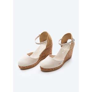 Satuna tela espadrillas con zeppe sandali eleganti da donna - Product Image 6