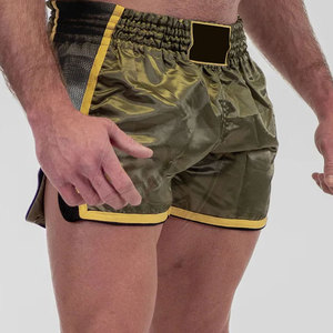 Pantalones Cortos Ligeros de Muay Thai para Hombre con Tela Transpirable, Cintura Flexible, Ajuste Cómodo y Estilo Atlético - Product Image 5