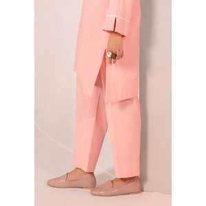 กางเกงผ้าย้อมสีสำหรับผู้หญิง รุ่น WGK-TRS-DY-433 เป็นส่วนหนึ่งของชุดสูท - Product Image 1