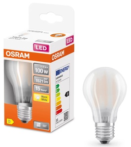 Lámpara LED estándar para reequipamiento, vidrio esmerilado, 11W, 2700K, 1521Lm (Osram 124660) - Product Image 1