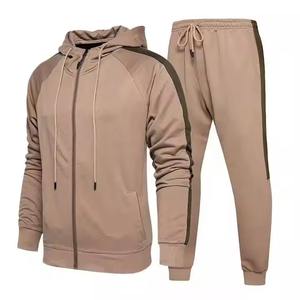 Chándal con capucha y cremallera de forro polar tecnológico para hombre OEM, nuevo diseño, 100% algodón, ropa de gimnasio, traje de entrenamiento físico para invierno - Product Image 1