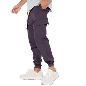 Pantalon cargo classique de bonne qualité pour homme, tissu en coton, multi-poches, pantalon de plein air tendance pour homme - Product Image 3