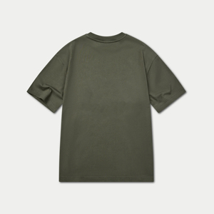 เสื้อยืดผู้ชายคุณภาพสูง ผ้าฝ้าย 100% ทรงหลวม เสื้อยืดผู้ชาย พิมพ์ลาย DTF โลโก้ตามสั่ง สีพื้น ระบายอากาศ สไตล์ฮิปฮอป - Product Image 6