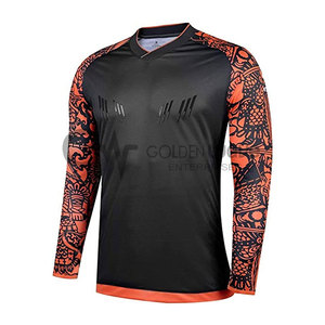 Kids <b>Padded</b> Goalie Shirt Youth Goalkeeper Jersey Long Sleeve Turf Training Soccer Uniform Factory Wholesale - Product Image 6