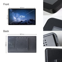Monitor de Pantalla Táctil Capacitiva de 43 Pulgadas, 10 Puntos de Contacto, HD 1080p, 16:9, IP65, Impermeable, Serie Empresarial, OEM