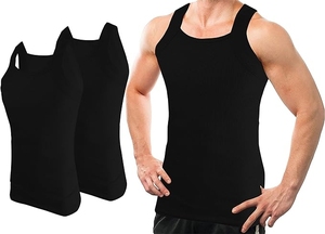 Fabricant sur mesure Chemise de fitness 100% coton vierge pour hommes Débardeurs débardeur de gym logo personnalisé de Bd - Product Image 2