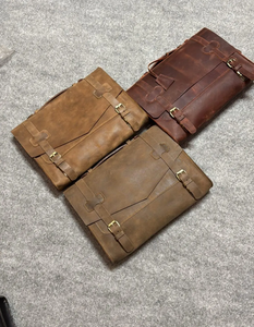 <b>Hand</b> made premium leather <b>bags</b> for <b>laptop</b> 16 inches - Product Image 1