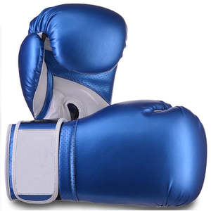 Nouveau design 2025 gants de boxe en cuir de vachette de qualité supérieure fermeture à lacets conception de logo personnalisé 100% gants de combat en cuir - Product Image 5