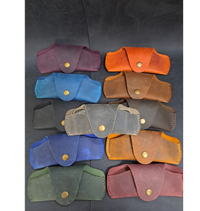 Étui à lunettes de soleil en cuir souple de haute qualité Étuis et sacs à lunettes au design coloré - Product Image 1