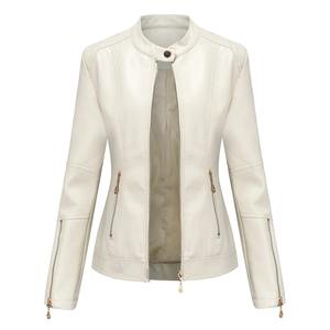 Chaqueta de Motociclista de Cuero Genuino, Impermeable y Cortavientos, Estilo Urbano para Hombre, Nueva Colección Primavera-Otoño - Product Image 2