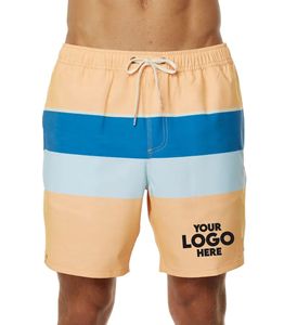 Shorts de bain pour hommes en polyester 100 % avec cordon de serrage, idéaux pour la course et la plage, collection été 2026 - Product Image 5