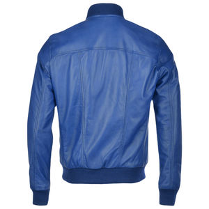 Chaqueta bomber de cuero para hombre, abrigo de piel de cordero, parkas, ropa con OEM - Product Image 6