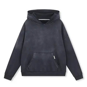 เสื้อมีฮู้ดแบบกำหนดเอง450 GSM French Terry and ขนแกะยูนิเซ็กส์ผ้าฝ้ายแบบไม่มีฮู้ดเทอร์รี่ทำเองได้ - Product Image 2