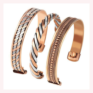 Hot Selling <b>Copper</b> Braided Rope Healing <b>Bracelet</b> Handcrafted with Premium Quality Vintage Religious Style for Gift - Product Image 6